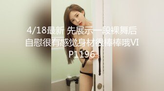 4/18最新 先展示一段裸舞后自慰很有感觉身材很棒棒哦VIP1196